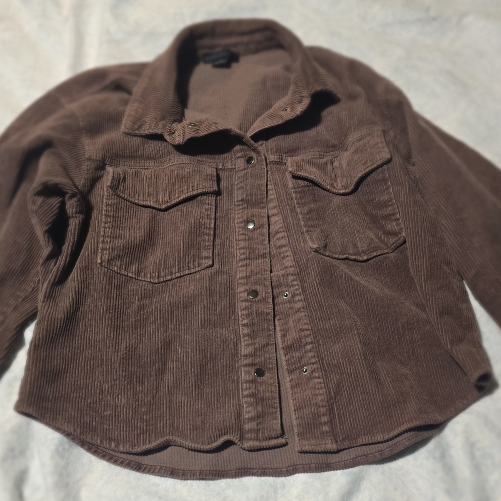 Sanctuary women’s Casual Brown Corduroy Shirt